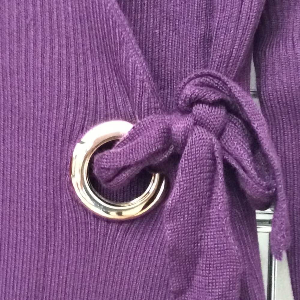 Overlap ribs sweater dress Acrylic/Nylon - Picture 3 of 3